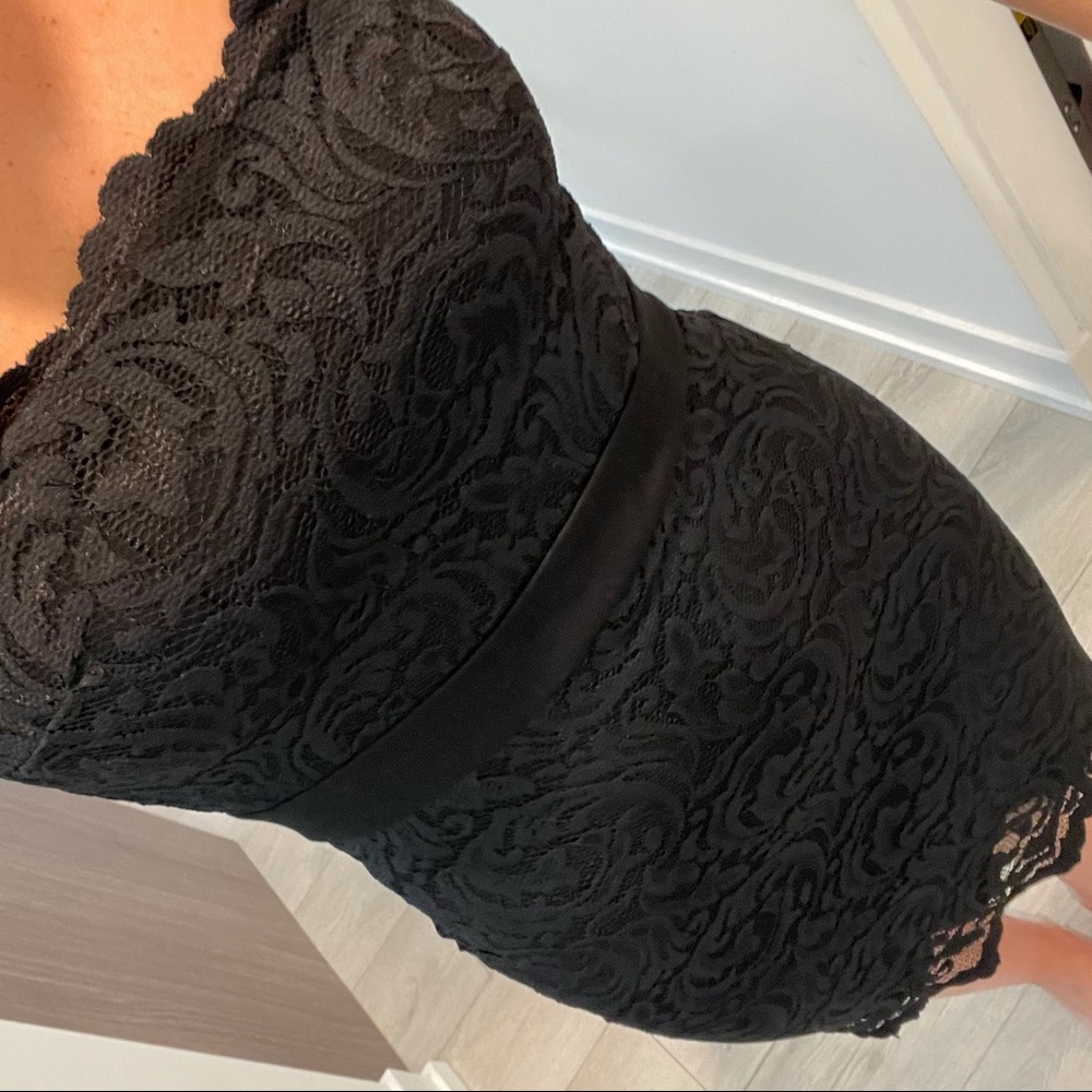 Velvet by Graham and Spencer Black Cocktail Dress